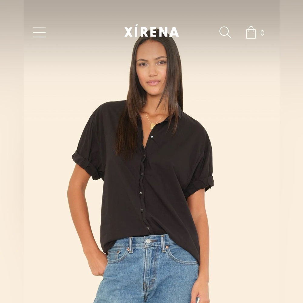 Xirena Black Channing Shirt